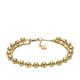 Fossil JF04751710 Women's Jewellery Gold Stainless Steel Bracelet, Length: 165mm+30mm, Width: 6mm, Stainless Steel, No gemstone