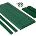80pcs Garden Stakes, 17" Each, DIY 4ft 5ft 6ft 7ft Sturdy Fiberglass Plant Sticks Stakes Supports for Tomato Vegetables