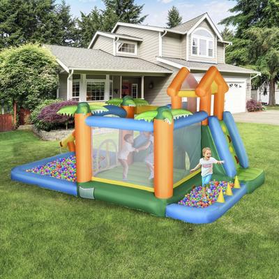 Inflatable Water Slide Summer Theme Jumping Castle Bounce House