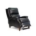 Top-Grain Leather Power Recliner with Adjustable Headrest