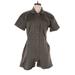 Jessica Simpson Romper: Gray Solid Rompers - Women's Size Medium