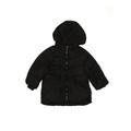 Zara Coat: Black Solid Jackets & Outerwear - Kids Girl's Size 4