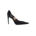 Dolce & Gabbana Heels: Pumps Stilleto Cocktail Black Print Shoes - Women's Size 39 - Pointed Toe