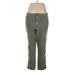Gap Khaki Pant Straight Leg Boyfriend: Green Print Bottoms - Women's Size 16 Maternity