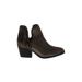 Musse & Cloud Ankle Boots: Brown Shoes - Women's Size 10 - Round Toe