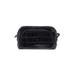 Brighton Leather Crossbody Bag: Embossed Black Solid Bags