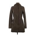 The North Face Coat: Mid-Length Brown Solid Jackets & Outerwear - Women's Size X-Small