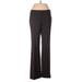 Ann Taylor Wool Pants - High Rise: Brown Bottoms - Women's Size 6