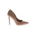 Steve Madden Heels: Pumps Stiletto Minimalist Tan Print Shoes - Women's Size 9 - Pointed Toe