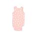 Carter's Short Sleeve Onesie: Pink Polka Dots Bottoms - Size 3 Month