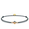 Thomas Sabo Damen-Armband Little Secret Farbige Steine 925er Sterlingsilber Gelbgold LS076-300-7-L20v