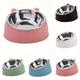 Cat Bowl 15 Degrees Raised Stainless Steel Cat Feeder Bowl With Non Slip Base, 100ml Cat Food Water Feeder Tilted Pet Bowl For Neck Protection