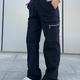 Straight Leg Cargo Pants, Y2k Streetwear Casual Pants, Women's Clothing