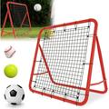Tragbare Rebounder für Fußball, Fußballtore mit Rückprallwand Netz, Stahlrohr + PE-Netz