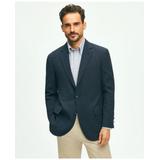 Brooks Brothers Men's The No. 1 Sack Blazer in Seersucker With Fun Stripe Lining | Navy | Size 50 Long