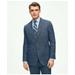 Brooks Brothers Men's Slim Fit Linen-Blend Herringbone Suit Jacket | Navy | Size 40 Long