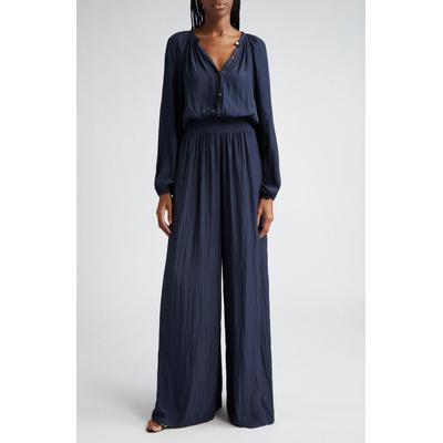 Lea Long Sleeve Wide Leg Jumpsuit