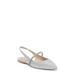 Crystaline Slingback Flat