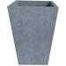Ebern Designs Kamarri Handmade Pot Planter Clay & Terracotta in Gray | 15 H x 11 W x 11 D in | Wayfair 9CEA048BF619416292D0925C09181375