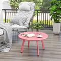 George Oliver Round Steel Patio Coffee Table, Weather Resistant Outdoor Large Side Table | Wayfair EBBB05A90C5B4E5F80066F0F09D3775E