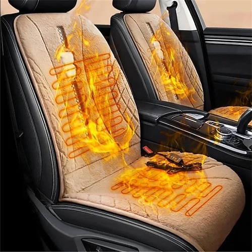 12V universeller Autositzheizer intelligentes elektrisches beheiztes Winterkissen Auto Innenausstattung Sitzwärmerbezug Image