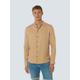 Leinenhemd NO EXCESS Gr. XXL, N-Gr, beige (desert) Herren Hemden Langarm