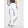 Slim-fit-Jeans CECIL Gr. 33, Länge 30, weiß (white) Damen Jeans Röhrenjeans