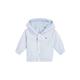 Wendejacke TOMMY HILFIGER "BABY REVERSIBLE GINGHAM JACKET" Gr. 92, weiß (white, blue) Baby Jacken Westen