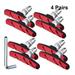 Mountain Bike Road Cycling Rubber V Brake Holder Shoes Pads Accessories Up to 65% off!