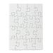 Hygloss Blank Puzzle for AIF4 Decorating - for DIY Invite Party Favors Art Activity - 4 x 5.5 Inches 16 Pieces - 8 White Jigsaw Puzzles with Envelopes