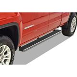 2007-2018 Chevy Silverado/GMC Sierra 1500 Extended Cab/Double Cab\ 2007-2019 2500/3500 HD Ext/Double Cab (Not For 07 Classic Model) Hairline Finish 5 Inch Door to Door Side Bar Side Step Running Board