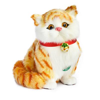 Simulated Cat Doll Ornaments Wholesale Handicrafts Creative Gift Models Will Shake Their Tails And Call Them Chubby