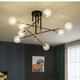 4/6/8-Light Chandeliers Geometric Shapes Pendant Light Metal Novelty Stylish Geometrical Painted Finishes Artistic Modern Nordic Living Room Bedroom Dining Room 220-240V 110-120VBulb NOT Included