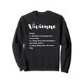 Vivienne Girl Definition. Personalisiert für Vivienne Sweatshirt