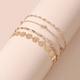 Chain Bracelet Coin Fashion Fashion Simple Elegant Alloy Bracelet Jewelry Gold For Office Party Evening Gift Daily Holiday