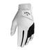Callaway Golf Men s Weather Spann Premium Synthetic Golf Glove (Medium/Large Two-Pack White Worn on Left Hand)