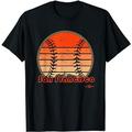 Retro San Francisco Baseball Sunset with Vintage SF Skyline T-Shirt