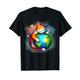 Earth Day Kids Cute Cat Planet für Damen, Jungen, Herren T-Shirt