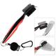 Effortlessly Clean Your Golf Clubs Anywhere - Portable Golf Club Brush With Retractable Keychain!