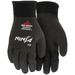 Memphis Glove 2X Black Ninja ICE FC 7 Gauge Acrylic Terry Lined General Purpose Cold Weather Gloves With Knit Wrist 15 Gauge Nylon Shell And HPT Foam Sponge Fully Coated N9690FCXXL