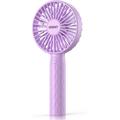 HonHey Handheld Fan Super Mini Portable Fan with Rechargeable Battery Operated and 3 Adjustable Speed Personal Hand Held Fan for Girls Women Kids Outdoor Travelling Indoor Office Home Eyelash Fan