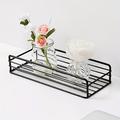 2pcs Bathroom Shelves Drill-Free Toilet Storage Racks, Multi-functional Iron Wall-mounted Long Bars for Kitchen and Bathroom Toiletry Storage