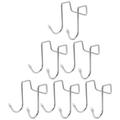 8 PCS Coat Hangers Hanging Clothing Racks Kitchen Cabinet Hooks for Hanging S Shape Hanger Coat Hanger Double Door M