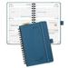 POPRUN Pocket Calendar 2024 Planner Weekly and Monthly for Purse - Agenda 2024 with Vegan Leather Soft Cover Plastic Ruler Pen Holder and More 4 x 6.25 - Navy Blue