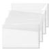 3x5 Inch Transparent Sticky Notes 200 Sheets Large Translucent Self-Adhesive Clear See Through Post Sticky Notes for Office Woman School Classroom Teacher College Supplies Tabs 4 Pads White