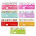 Cartoon Book Colorful Blank Notebook Bookmarks Memo Pad 7 Pcs The Sign Paper Calendar Stickers