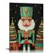 PIKWEEK Christmas Nutcrackers Wall Art Prints Merry Christmas Prints for Wall Decor Nutcracker Christmas Decor Wall Posters for Living Room Bedroom Porch Decor