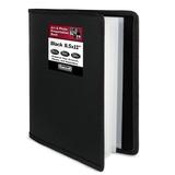 Dunwell Portfolio Folder for Artwork (Black) - 8.5 x 11 Binder Folder with Plastic Sleeves 48 Pages Art Portfolio Binder Organizer Flexible Poly Cover Letter Size Presentation Folders for Documents