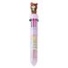 NANDIYNZHI home & kitchen Cartoon Christmas 10 Color Ballpoint Pen Christmas Student Stationery Gift Cute Press Color Pen Ten Color Pen 1ml Iï¼ˆClearanceï¼‰