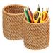 Gongxipen 2pcs Pen Cups Woven Pen Holders Pencil Holders Multi-functional Pencil Holders for Desk